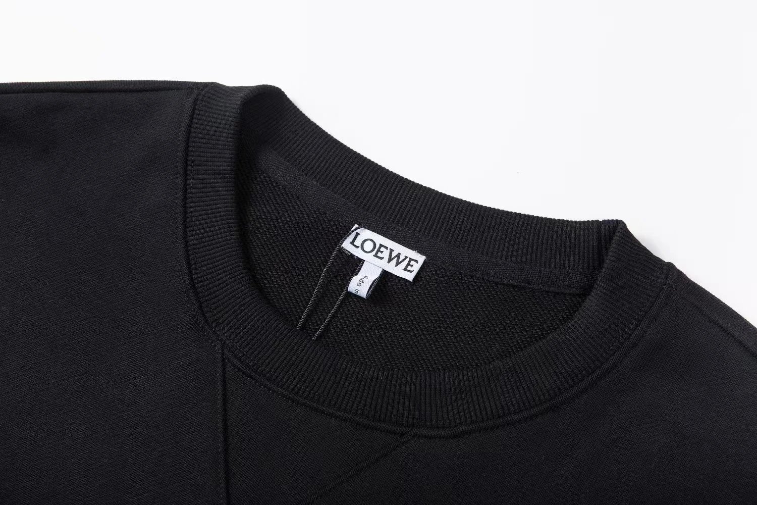 Loewe Anagram Logo Hoodie Black - 8