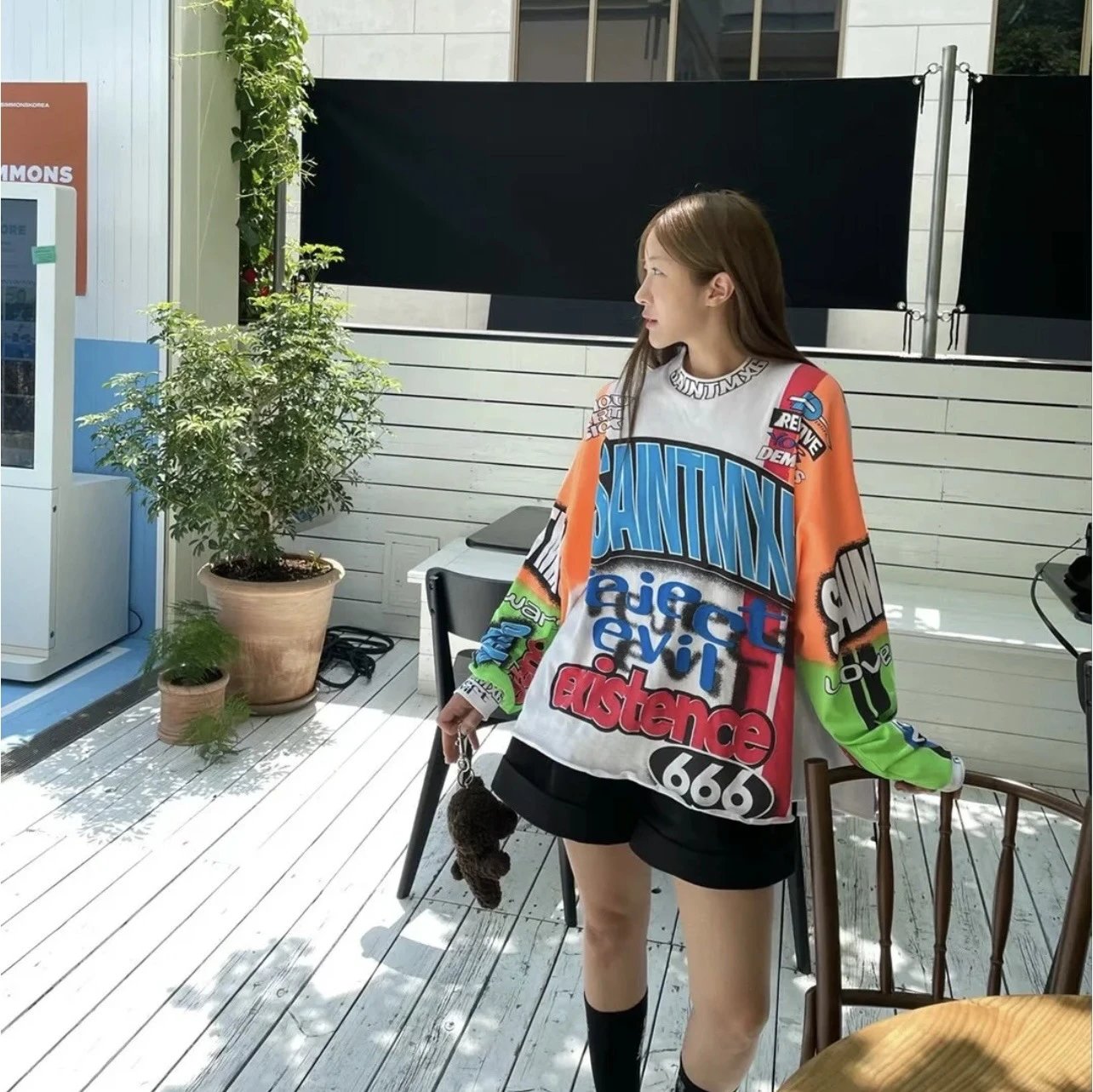 Saint Mx6 x Heart Beat Motocross Jersey Red Black - 5