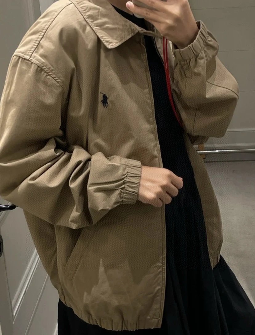Polo Ralph Lauren Classic Windbreaker Black Jacket - 8