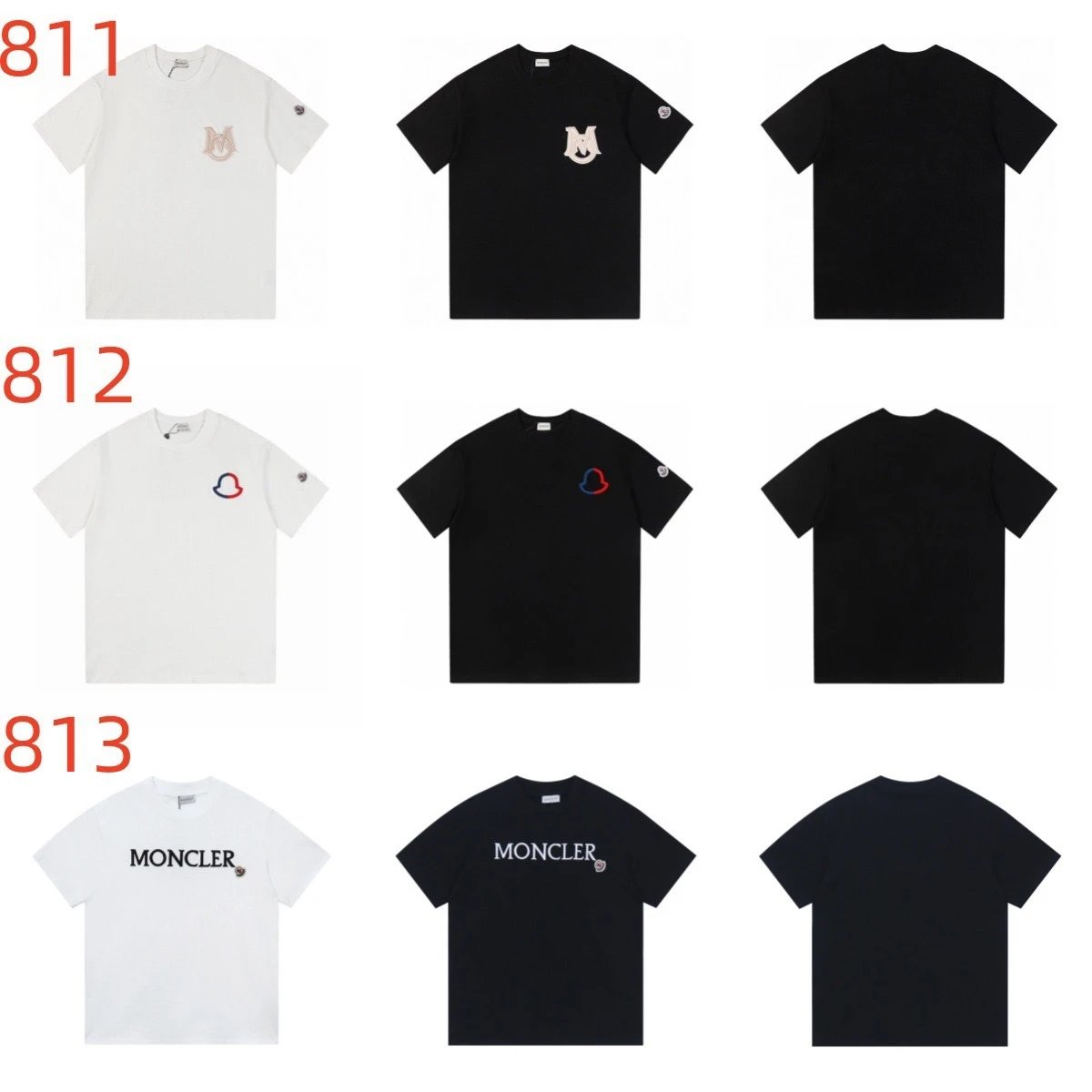 M.oncler short sleeves 蒙. 短袖