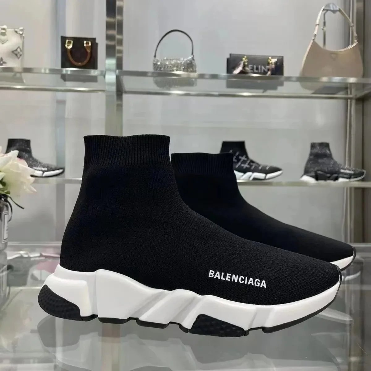 BLSJ high cut thick soled shoes
