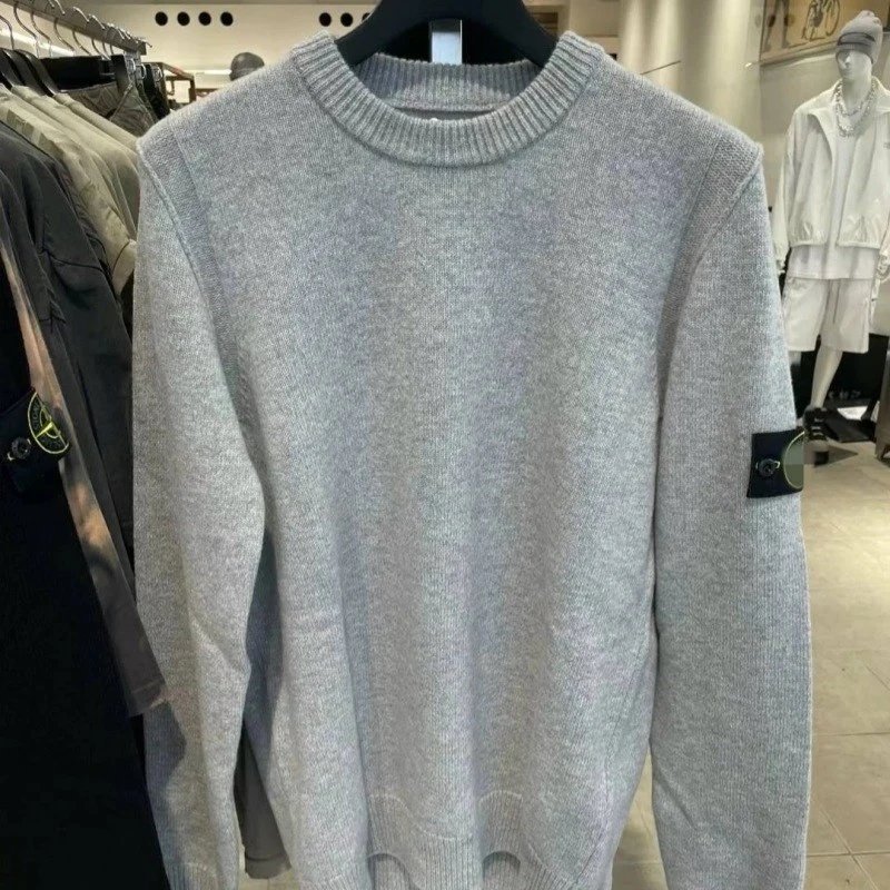 Stone sweater light gray