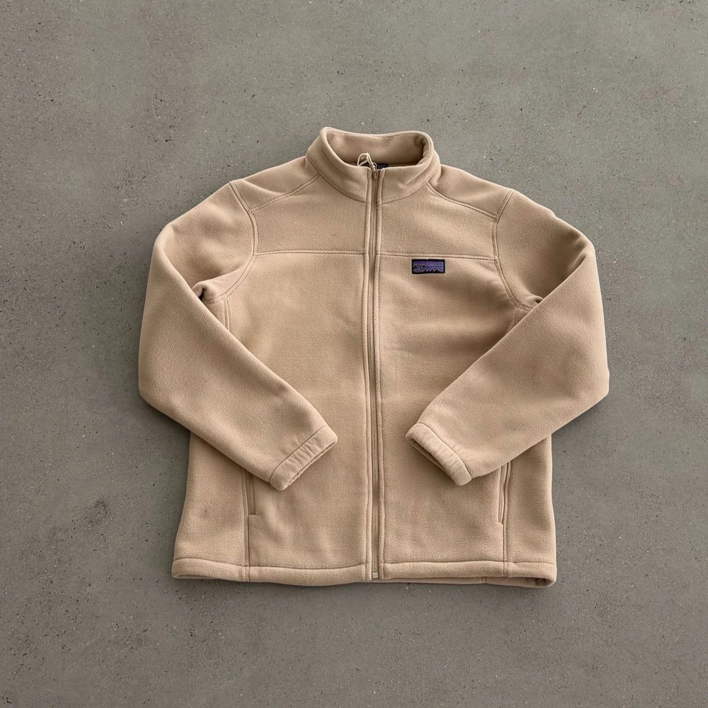 Patagonia Synchilla Fleece Jacket Beige Outerwear