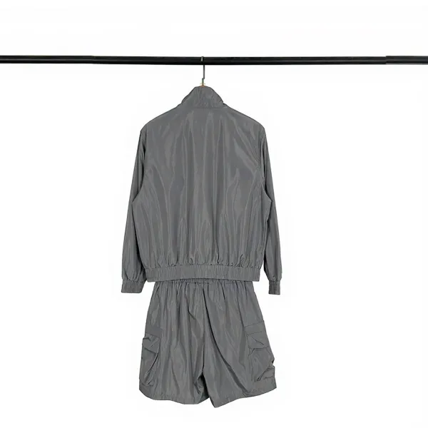 Saint Vanity Windbreaker and Skirt Set Black - 18