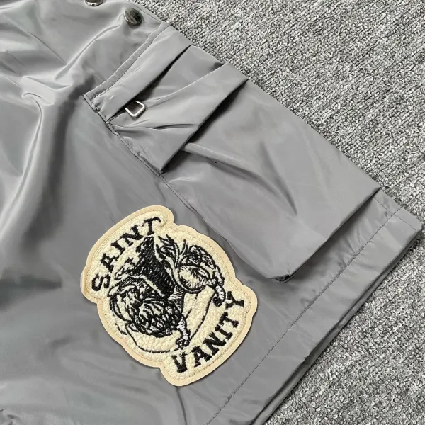 Saint Vanity Windbreaker and Skirt Set Black - 58