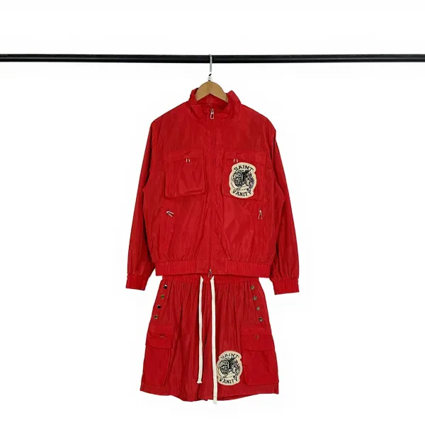 Saint Vanity Windbreaker and Skirt Set Black - 15