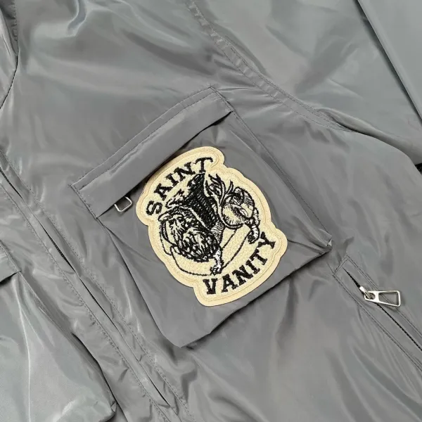 Saint Vanity Windbreaker and Skirt Set Black - 41
