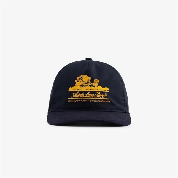 Aime Leon Dore Globe Logo Navy Baseball Cap - 1