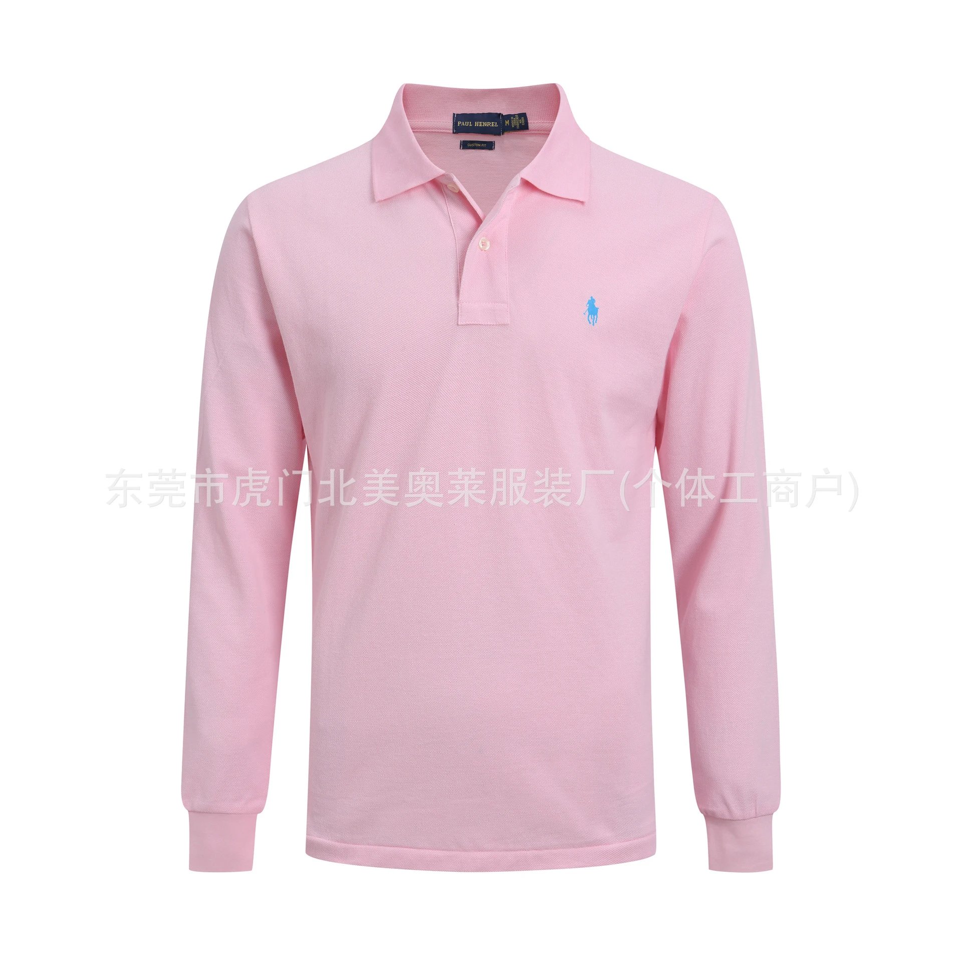 Paul Henrel Long Sleeve Polo Yellow - 11