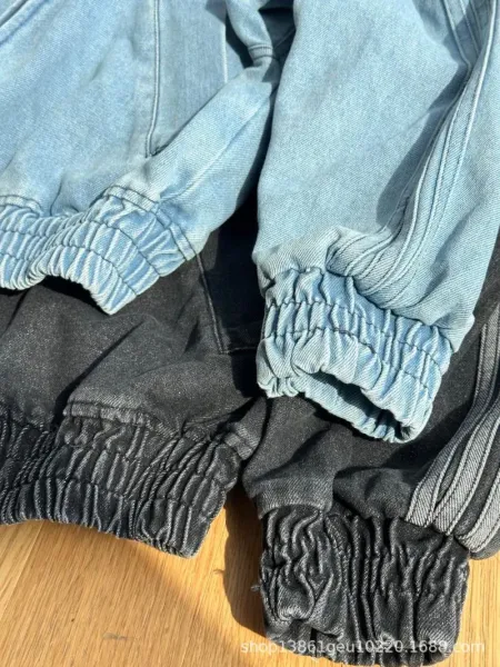 Design Denim Bomber Jacket with Triple Stripe Detail Black - 9