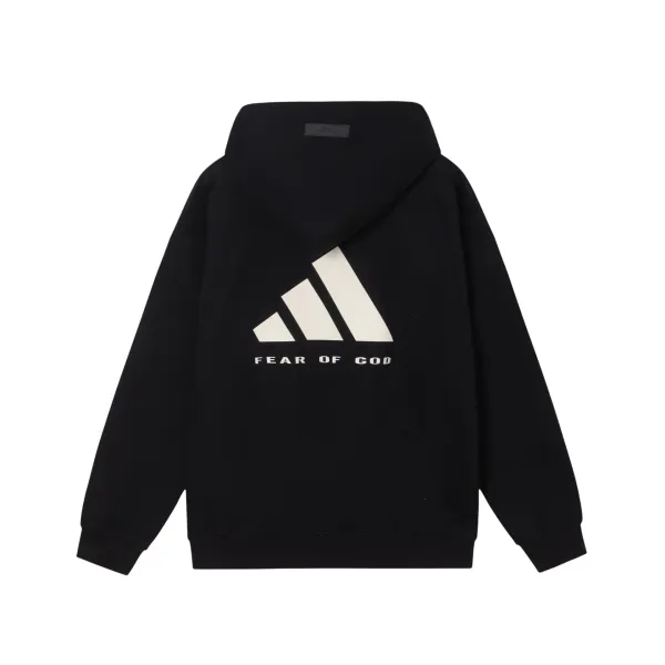 Adidas x Fear of God Essentials Hoodie Black - 1