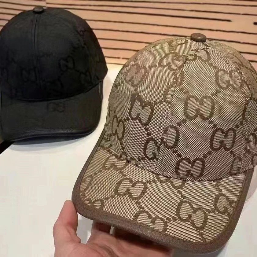 Khaki G Print Baseball Cap