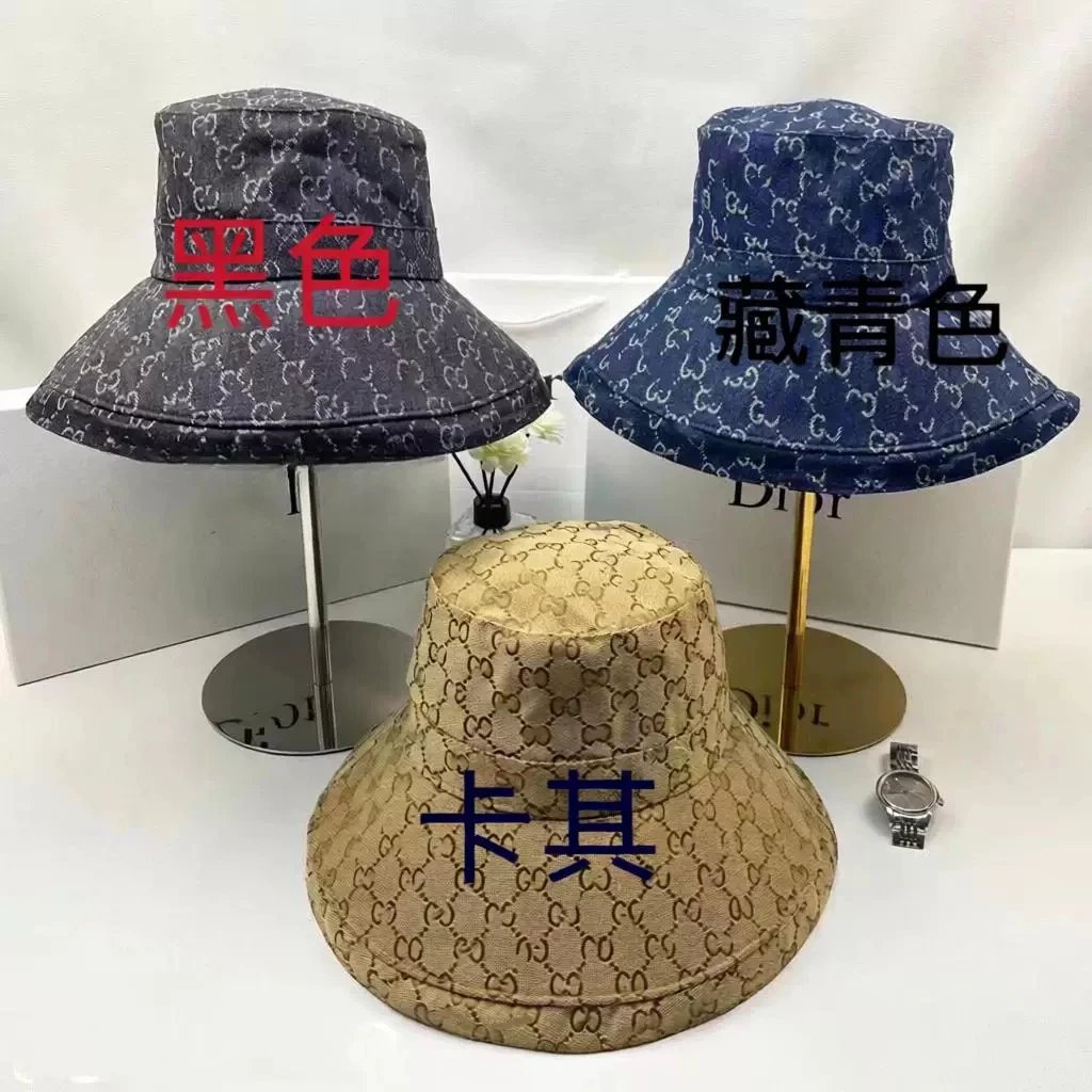 Extra Wide Brim Black