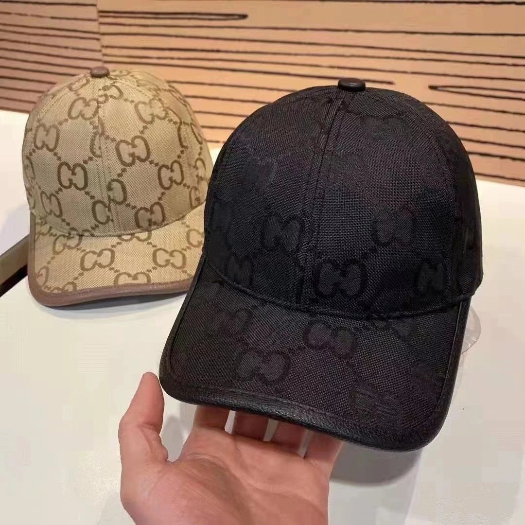 Black G Print Baseball Cap