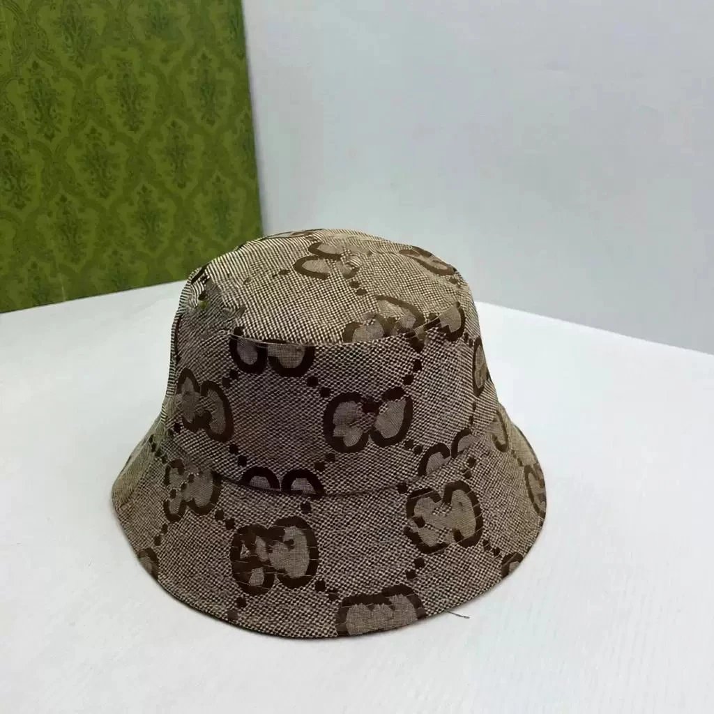 Khaki Large G Bucket Hat