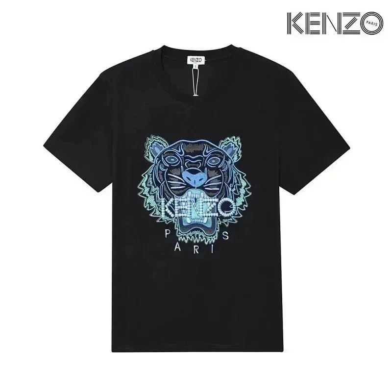 KENZO T-Shirts Tiger Head Graphic — D5-(laogao)018