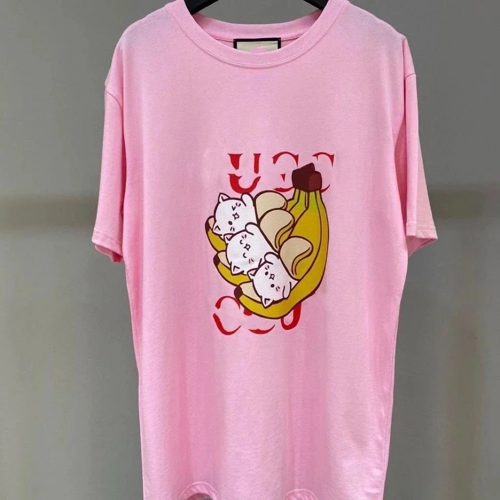 Gucci T-Shirts Short-Sleeve Graphic Print — 09