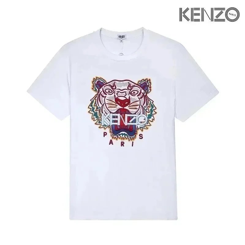 KENZO T-Shirts Tiger Head Graphic — D5-(laogao)017