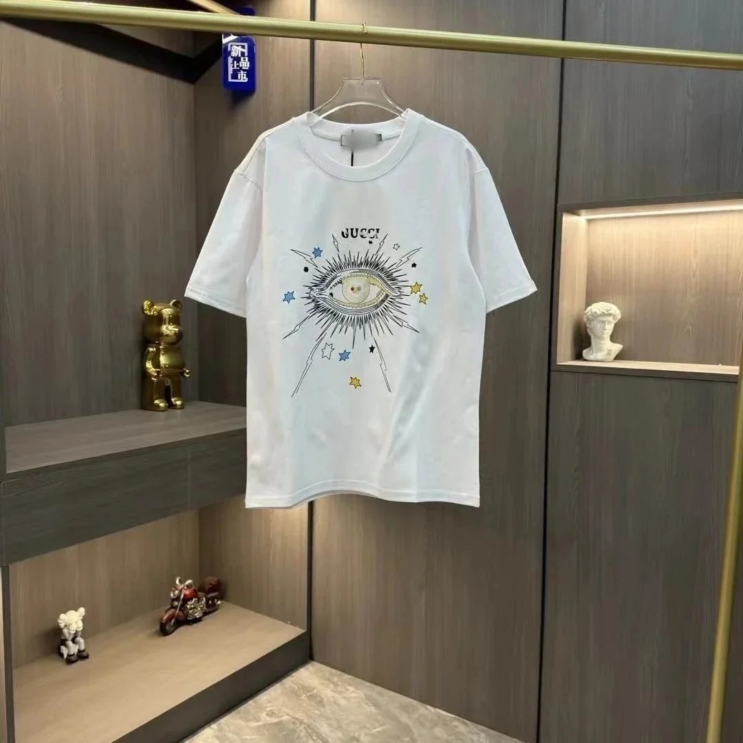 Gucci T-Shirts Short-Sleeve Graphic Print — 21