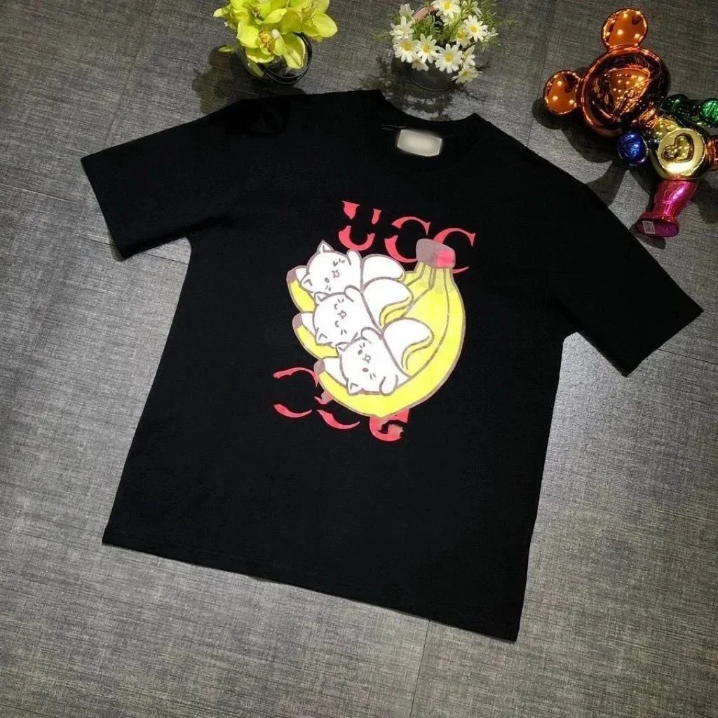 Gucci T-Shirts Short-Sleeve Graphic Print — 10