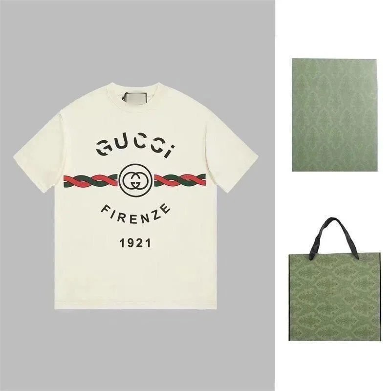 Gucci T-Shirts Short-Sleeve Graphic Print — 13