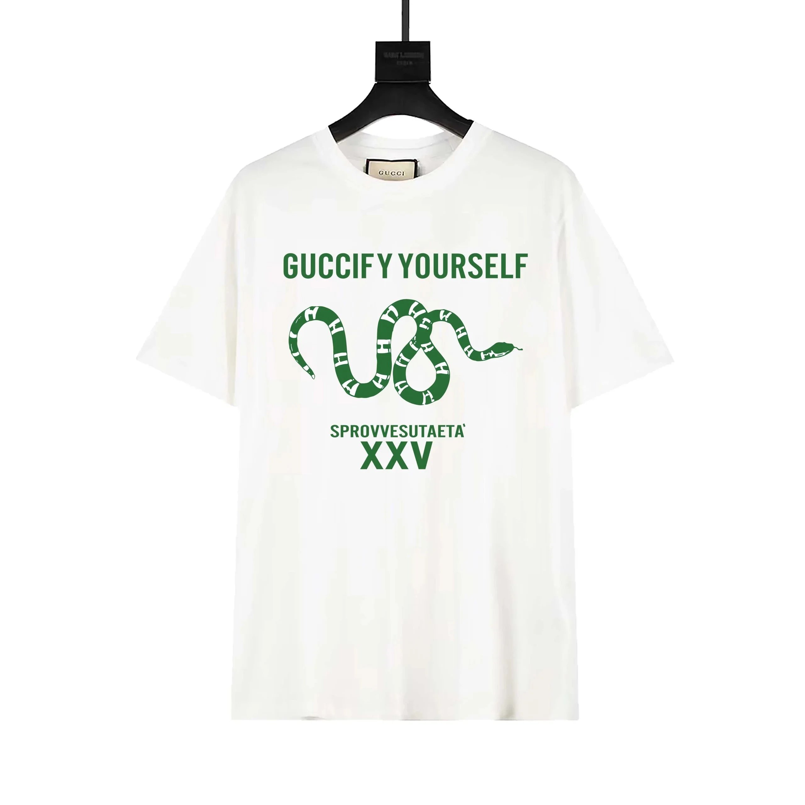 Gucci T-Shirts Short-Sleeve Snake Graphic image 2