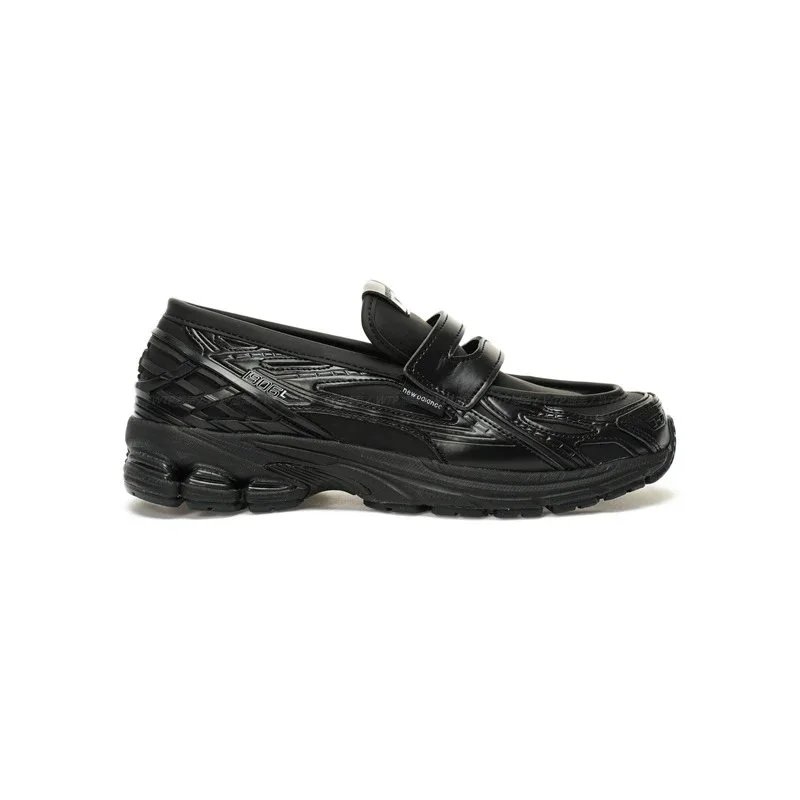 Unbranded Sneakers Mesh Hook-and-Loop — 10 Joint Leather All Black