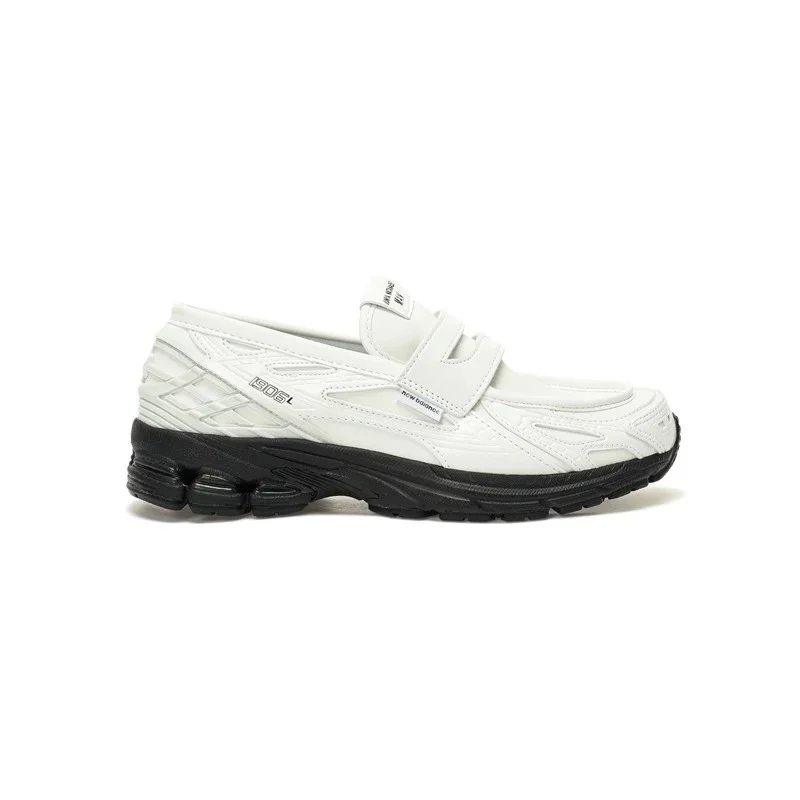 Unbranded Sneakers Mesh Hook-and-Loop — 11 Joint Leather White and Black