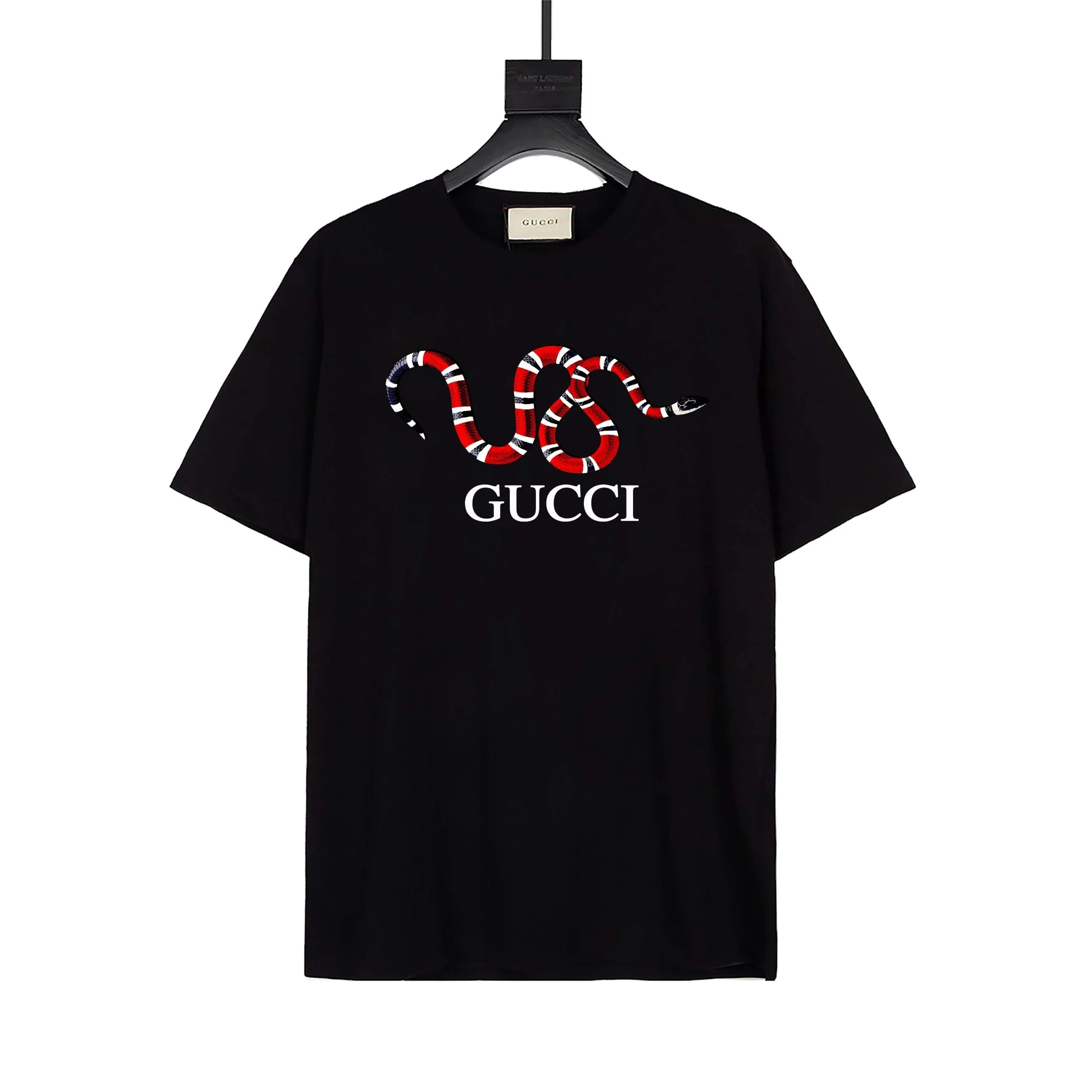 Gucci T-Shirts Short-Sleeve Snake Graphic — 6