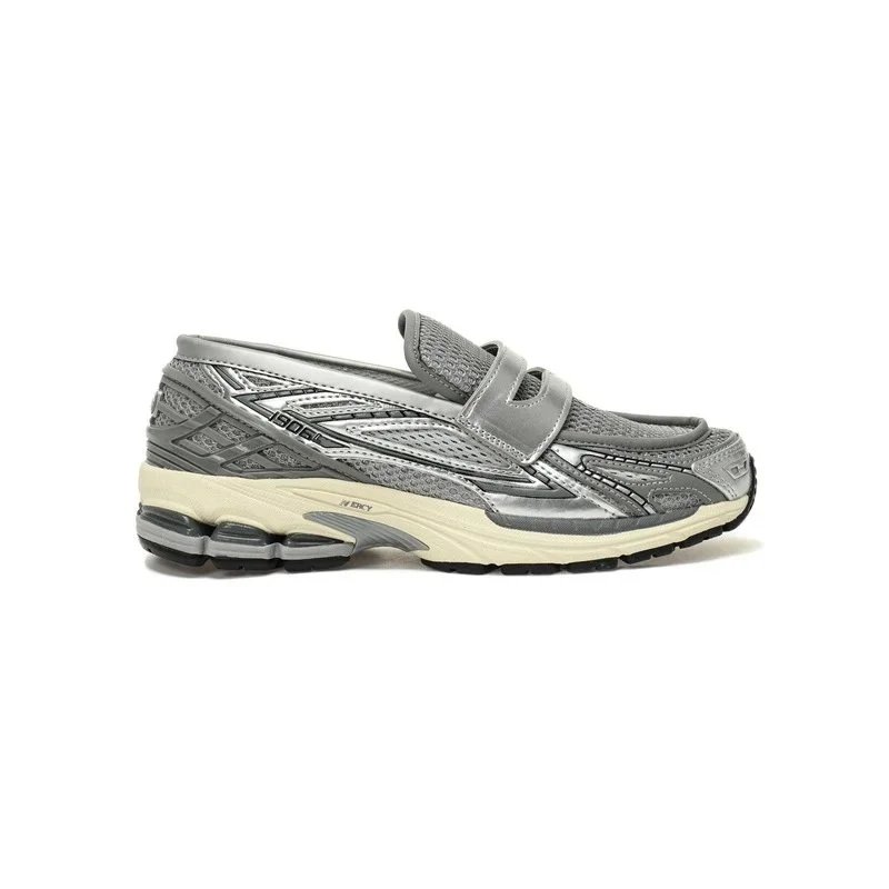 Unbranded Sneakers Mesh Hook-and-Loop — 01 Silver Grey