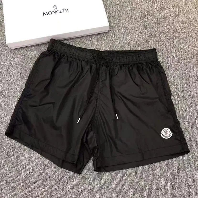 Prada Swimwear Drawstring Swim Shorts with Triangle Logo Patch — 12