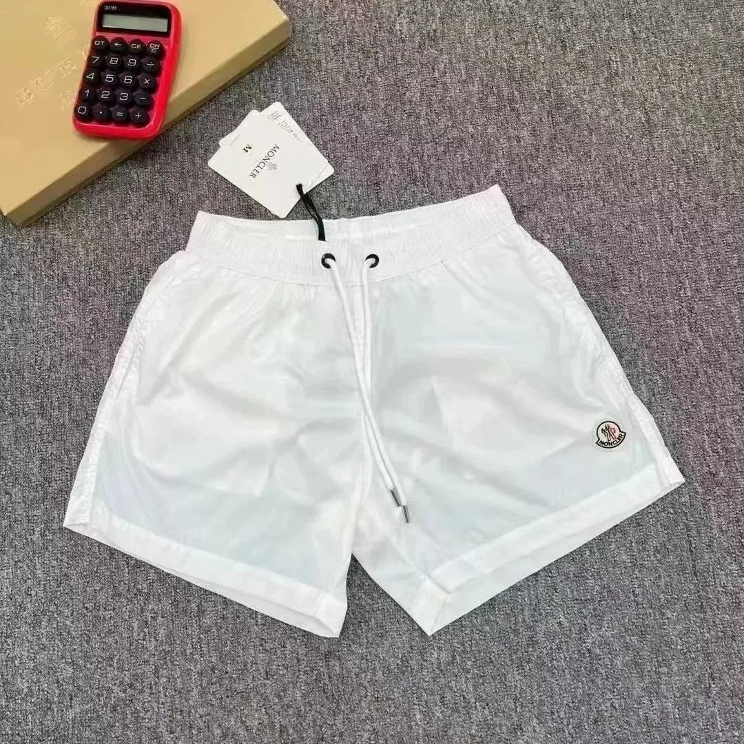 Prada Swimwear Drawstring Swim Shorts with Triangle Logo Patch — 24