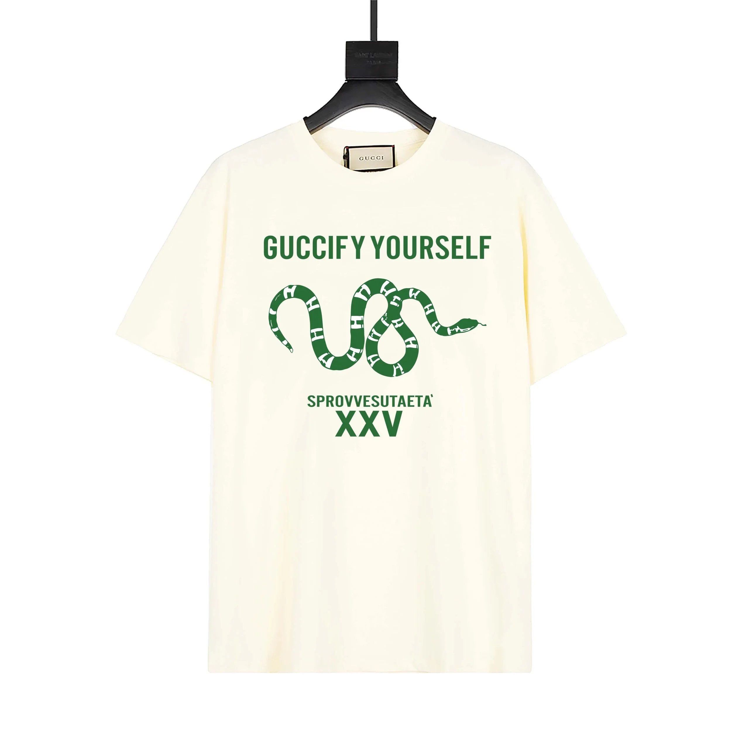 Gucci T-Shirts Short-Sleeve Snake Graphic — 4