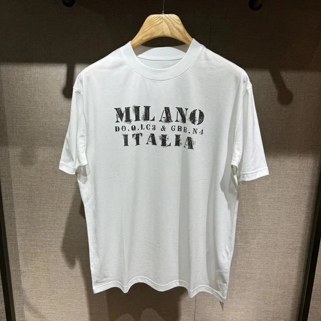 Dolce & Gabbana T-Shirts Logo graphic short-sleeve T-shirt — 5
