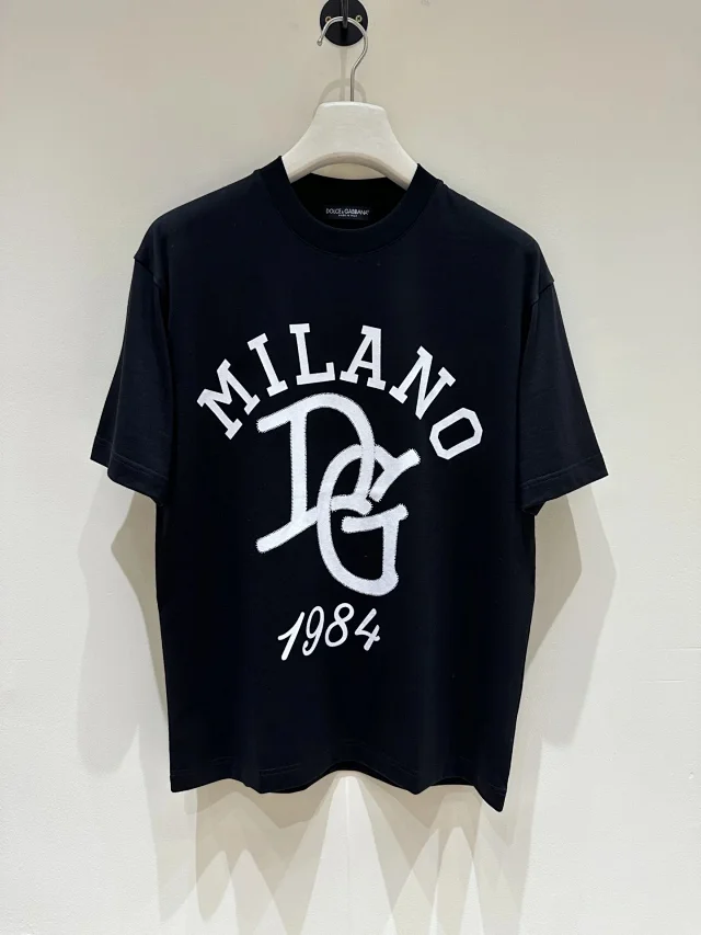 Dolce & Gabbana T-Shirts Logo graphic short-sleeve T-shirt product detail image 3
