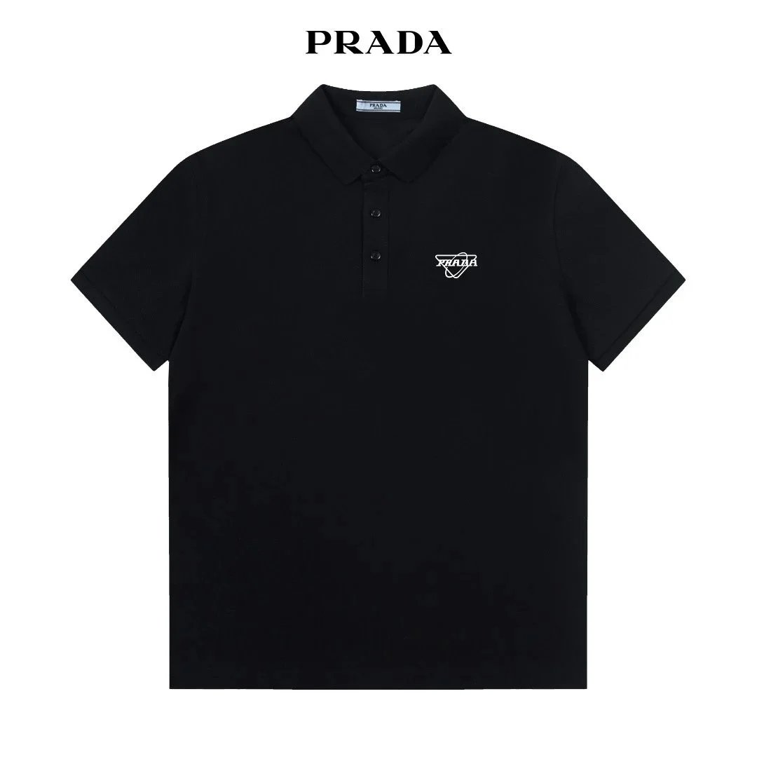 Prada Shirts Short-Sleeve Polo Shirt — 13