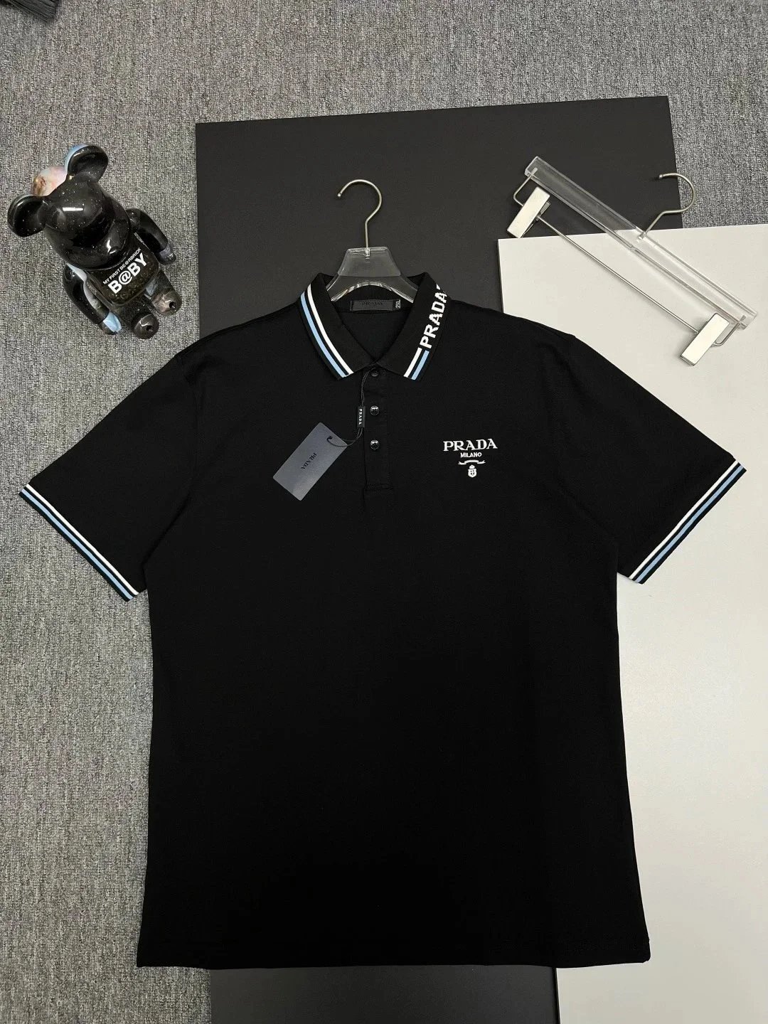 Prada Shirts Short-Sleeve Polo Shirt — 25