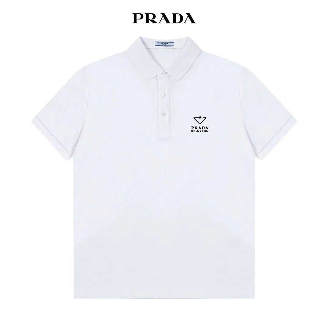 Prada Shirts Short-Sleeve Polo Shirt — 5