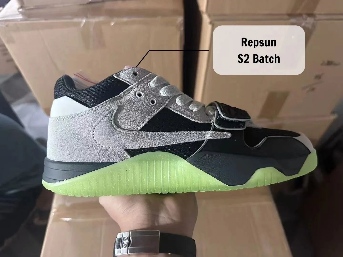 Nike Sneakers Air Trainer 1 — Gray Green