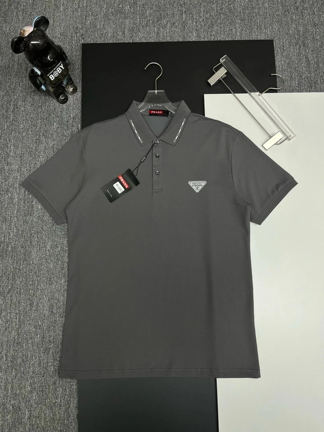 Prada Shirts Short-Sleeve Polo Shirt — 28