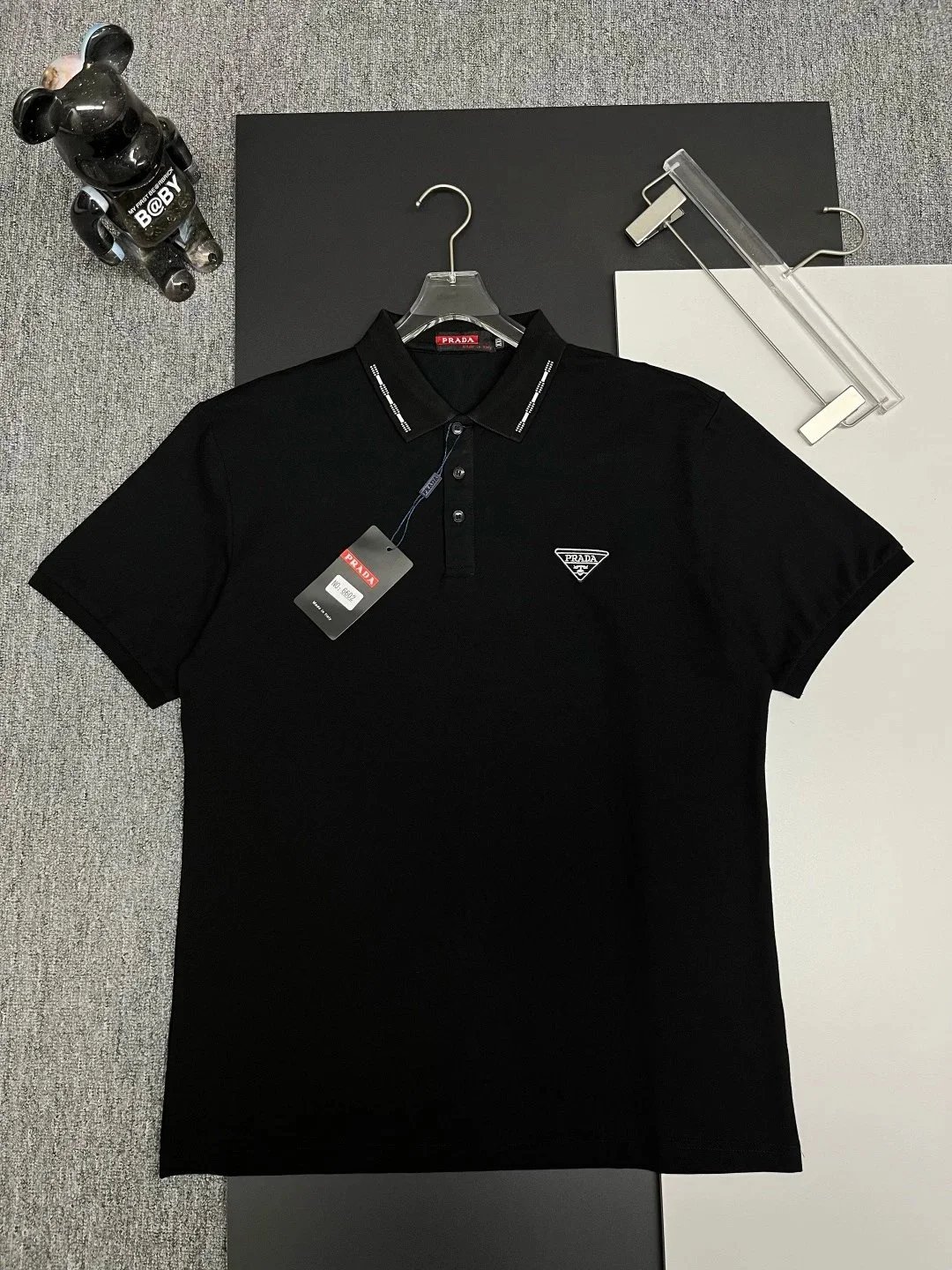 Prada Shirts Short-Sleeve Polo Shirt — 31
