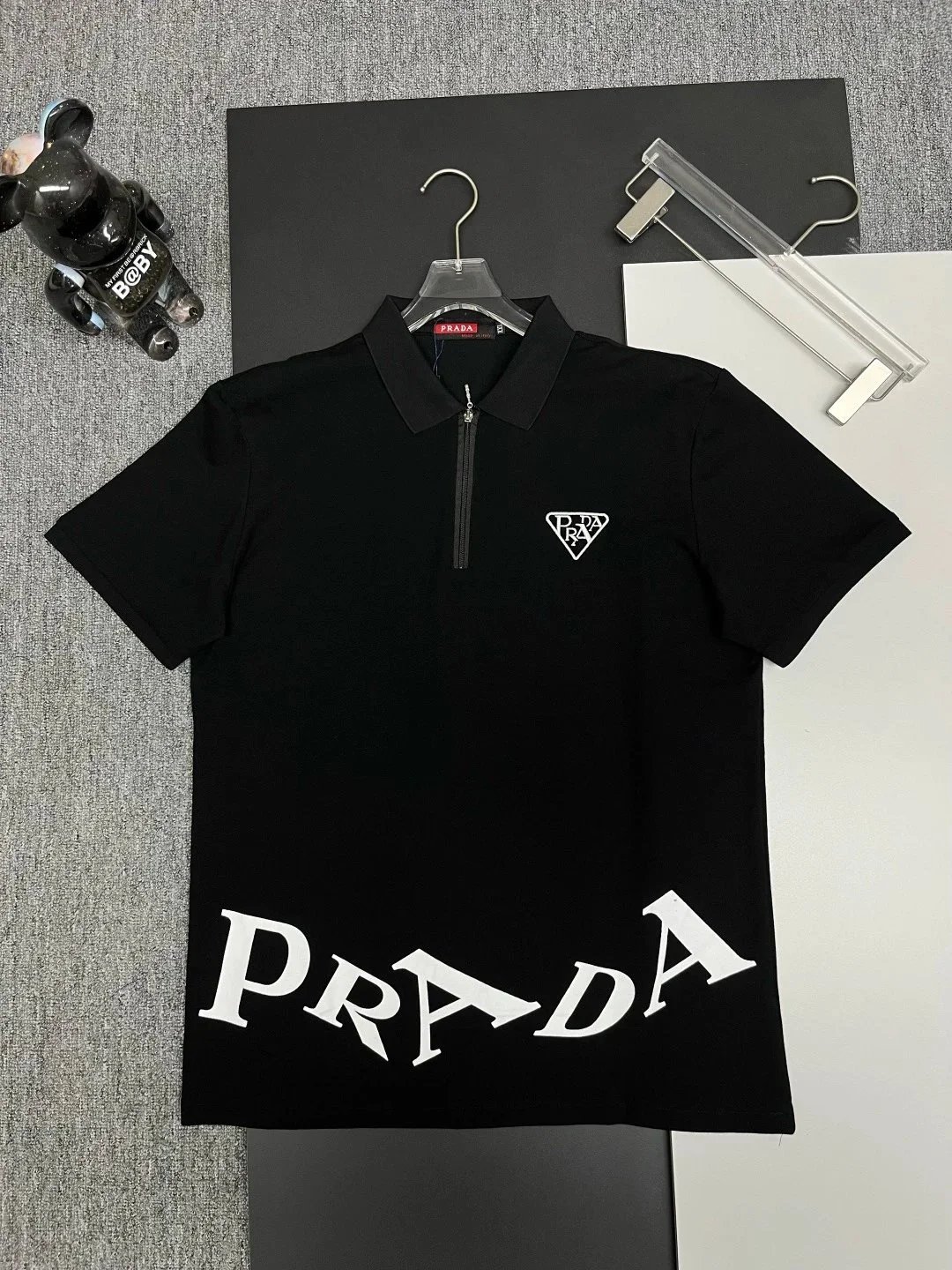 Prada Shirts Short-Sleeve Polo Shirt — 32
