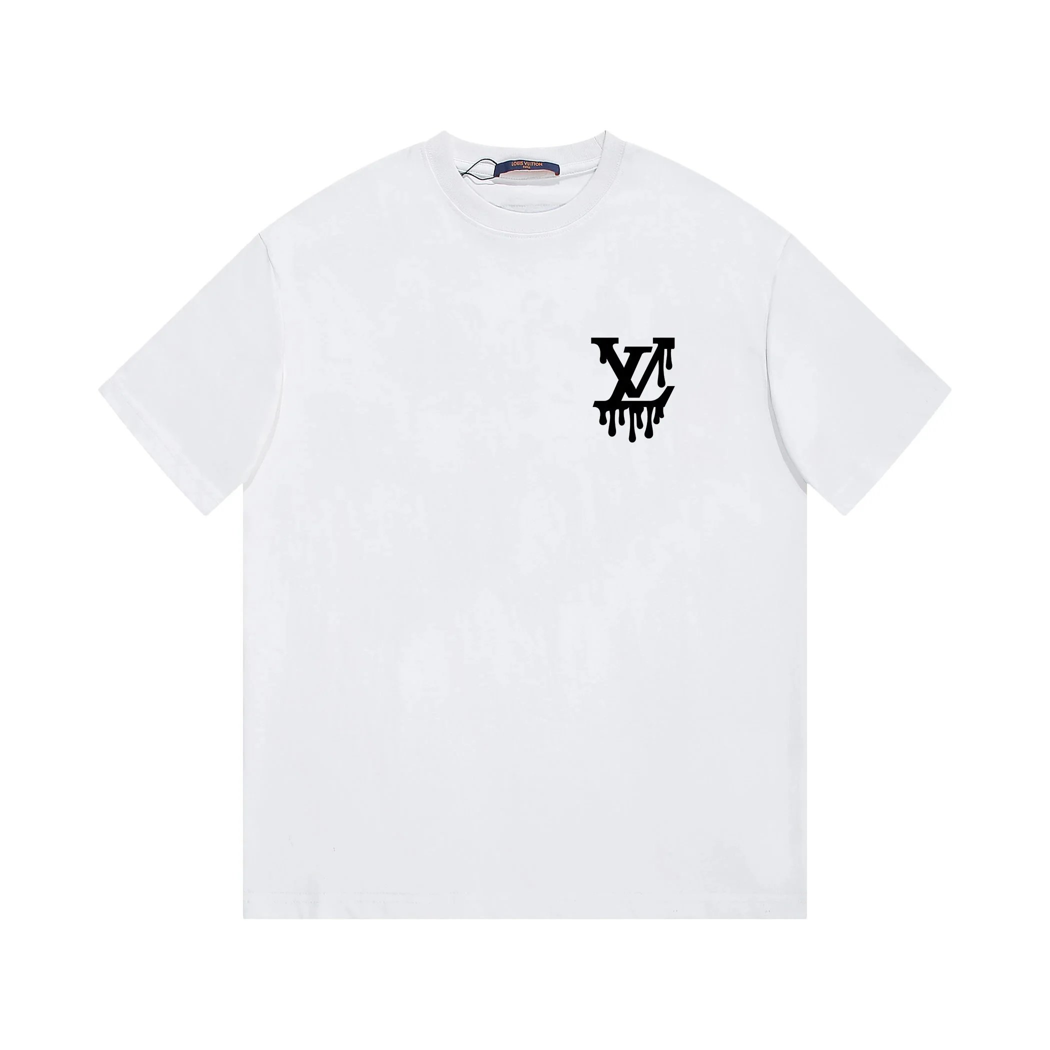 Louis Vuitton T-Shirts Short-Sleeve LV Logo Print image 8