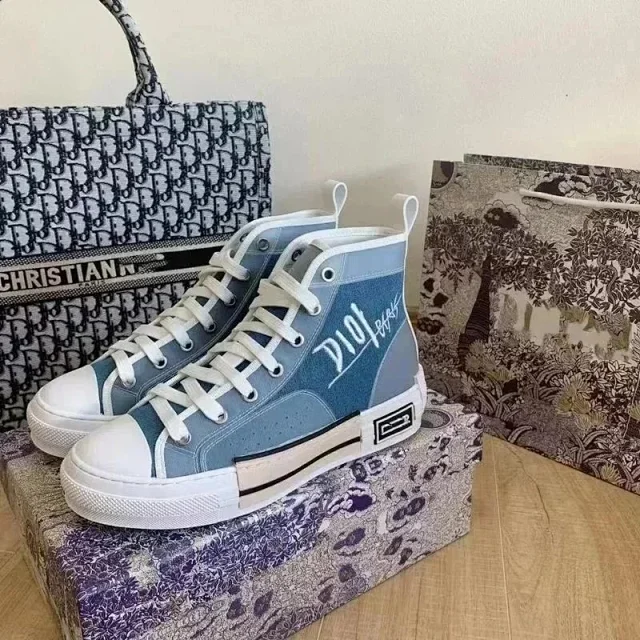 Dior Sneakers Oblique Logo High-Top Canvas product detail image 2