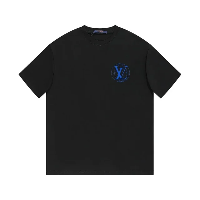 Louis Vuitton T-Shirts Short-Sleeve LV Logo Print product detail image 8