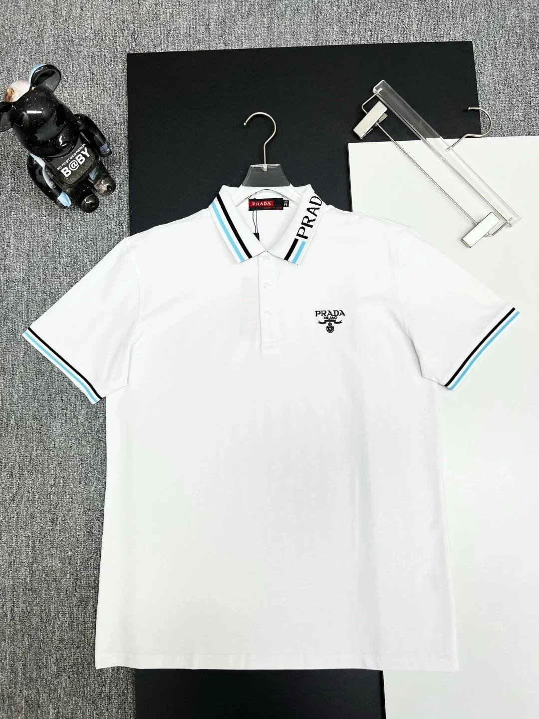 Prada Shirts Short-Sleeve Polo Shirt — 24