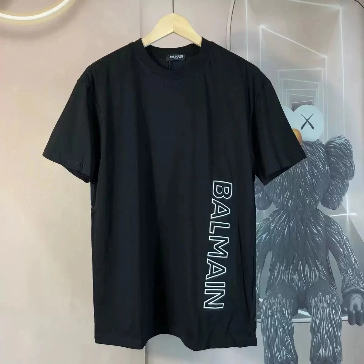 Balmain T-Shirts Short-sleeve logo-print crew-neck T-shirt product image