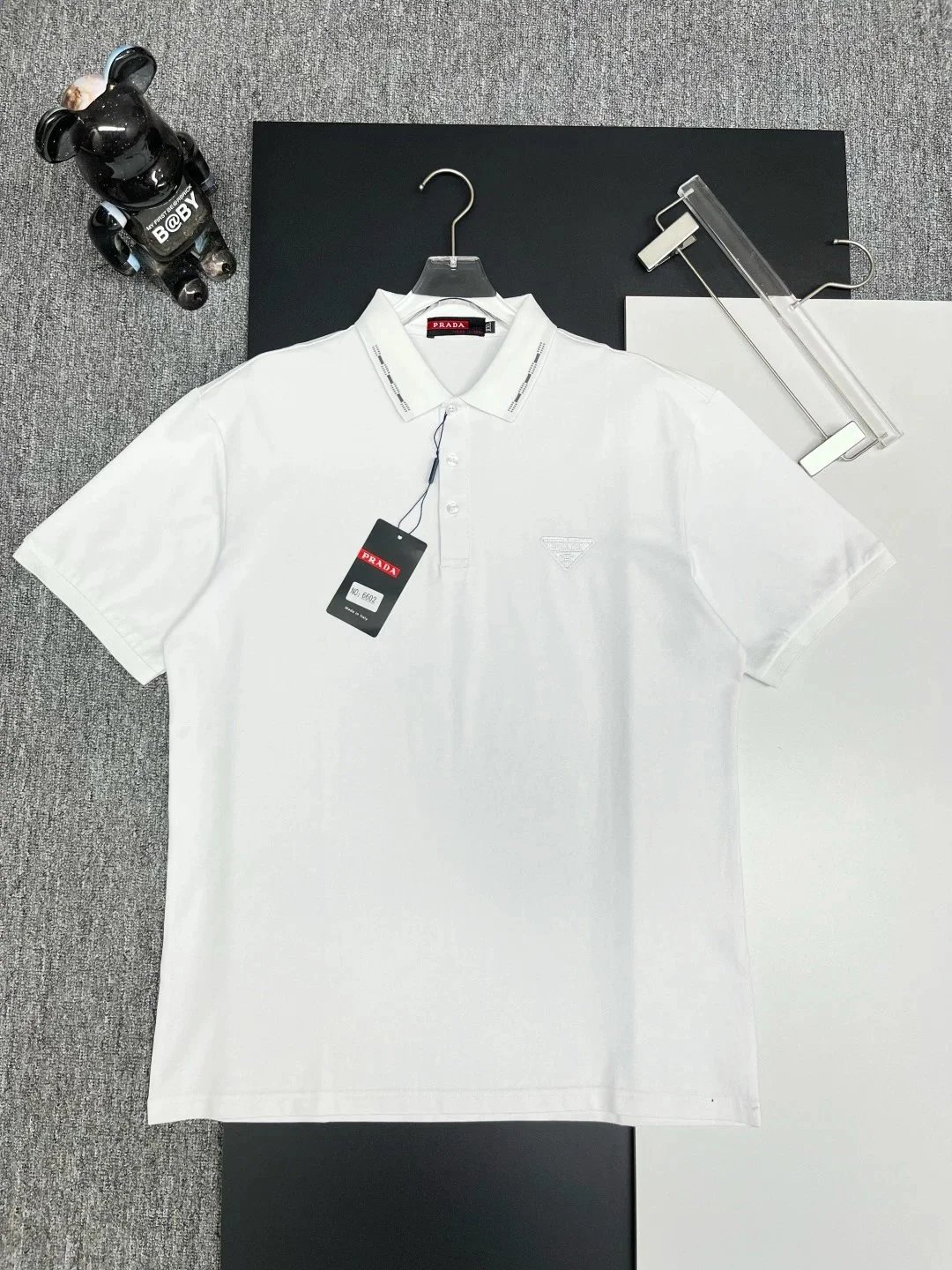 Prada Shirts Short-Sleeve Polo Shirt — 30