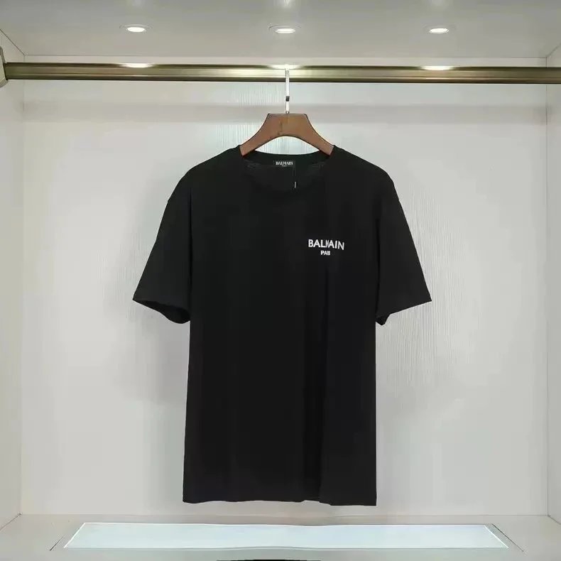 Balmain T-Shirts Short-sleeve logo-print crew-neck T-shirt product image