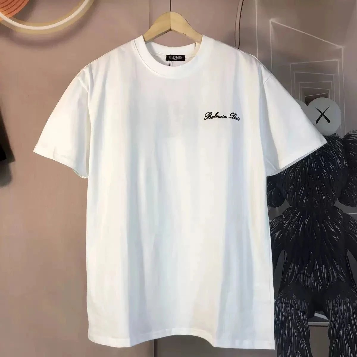 Balmain T-Shirts Short-sleeve logo-print crew-neck T-shirt product image